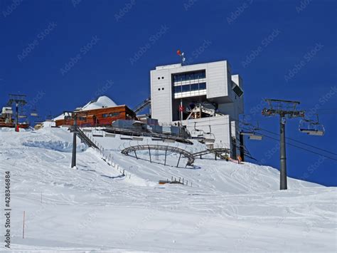 The Top Station Of The Cable Car Col Du Pillon Scex Rouge On Sex Rouge Travel Destination