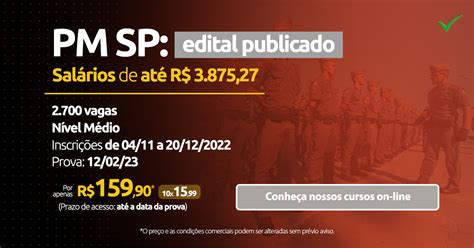 Concurso Pm Sp Novo Edital Para Soldados Blog Aprova Concursos