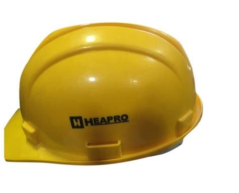 Head Protection Equipments Yellow Heapro Ventra PVC And HDPE