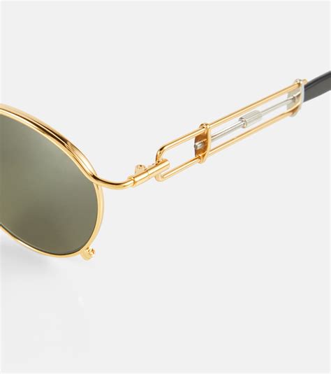 Jean Paul Gaultier X Karim Benzema Round Sunglasses Reversible