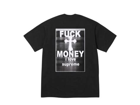 Supreme Fuck Money Tee Black Fw Shop Authentic At Sasom