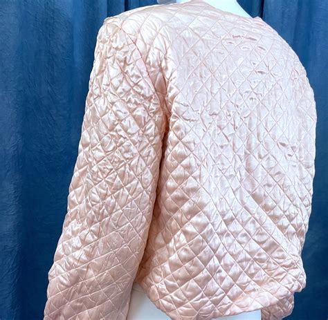 Vintage Lingerie S Pink Bed Jacket Sleepwear Robe Size Wrapsody Etsy