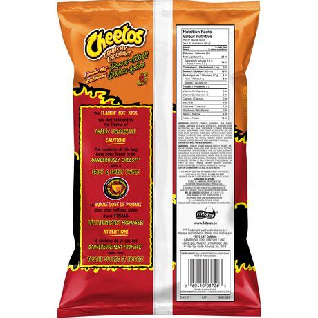 Cheetos Flamin Hot Sweet Chili Crunchy Cheese Flavoured Snacks Walmart Canada