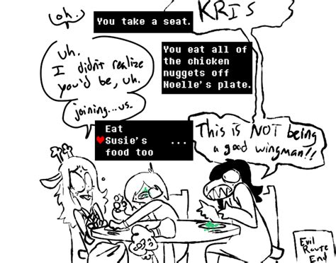 Birthday Present For Noelle Prank Ending Deltarune Know Your Meme