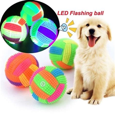 Dropship 1pc Dog Bouncy Ball Radom Color Bouncing Massage Hedgehog Ball