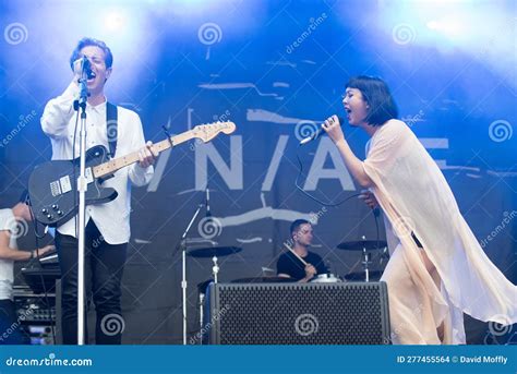 The Naked And Famous In Concert At Austin City Limits Editorial Stock Image Image Of Powers
