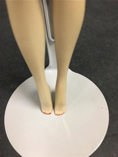 Lot NO 3 BLONDE PONYTAIL BARBIE DRESSED IN BLACK AND WHITE STRIPED SWIMSUIT CURLY BANGS