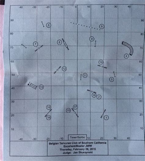 Novice Agility Course Maps Photos And Vectors