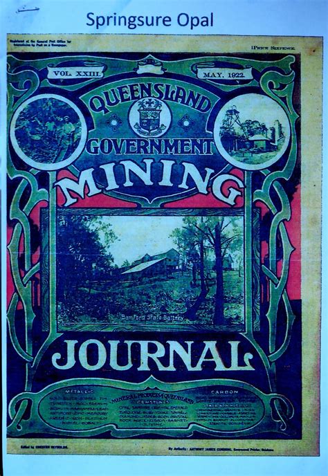 Queensland Opal Mining Fields