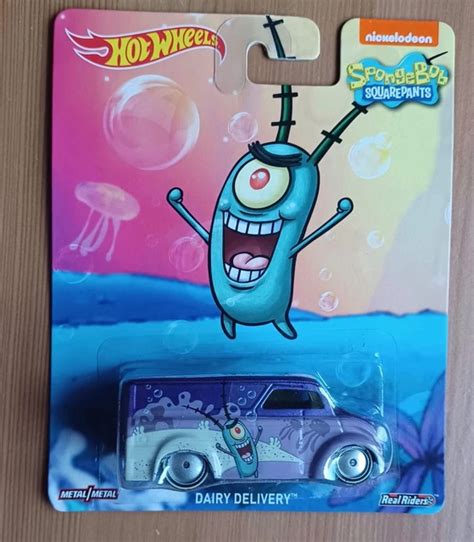 Hot Wheels Dairy Delivery Spongebob Squarepants Plankton Pop Culture Picclick Uk