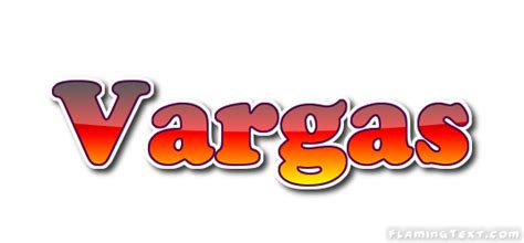 Vargas Logo Herramienta De Diseño De Nombres Gratis De Flaming Text