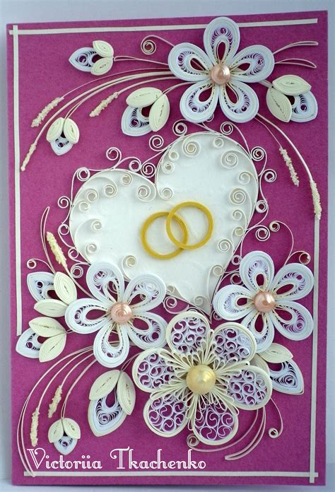 Wedding Card Paper Quilling Patterns Quilling Designs Quilling Videos