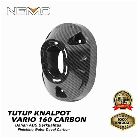 Jual Corong Knalpot Carbon Vario 160 New Pcx 160 Carbon Nemo Di Lapak