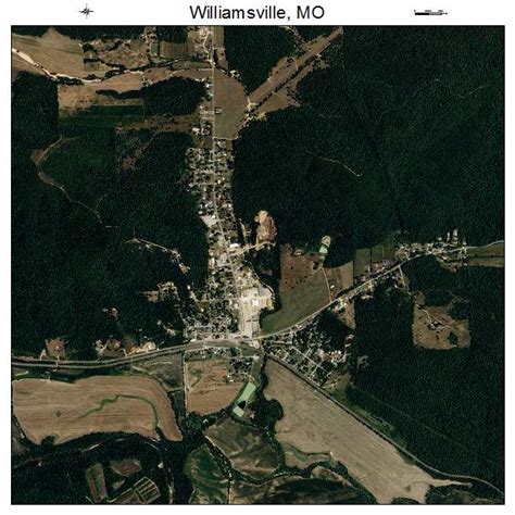 Aerial Photography Map of Williamsville, MO Missouri