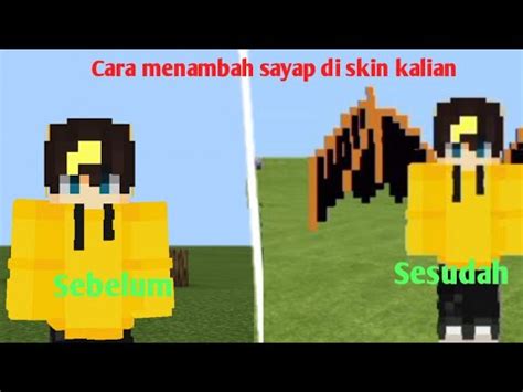 Cara Menambahkan Sayap Di Skin Kalian Game Craftsman YouTube