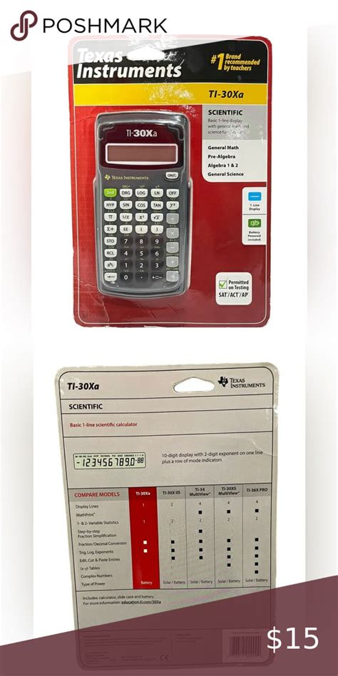 how to do exponents on a ti-30xa calculator