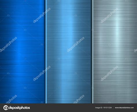 Bluetechnology Metal Background Stock Vector By Molaruso