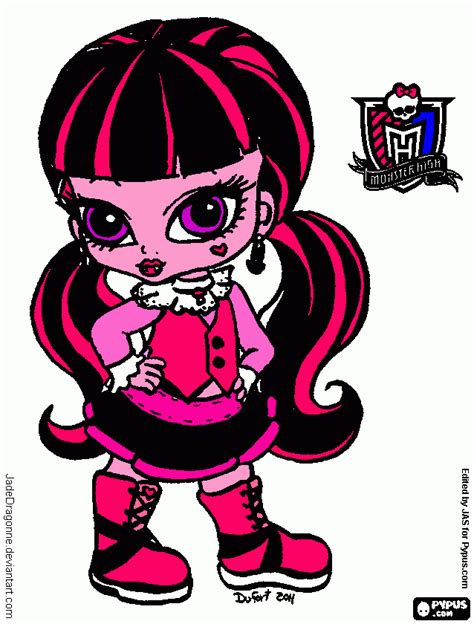 Draculaura Bebê Para Imprimir Desenho Draculaura Bebê