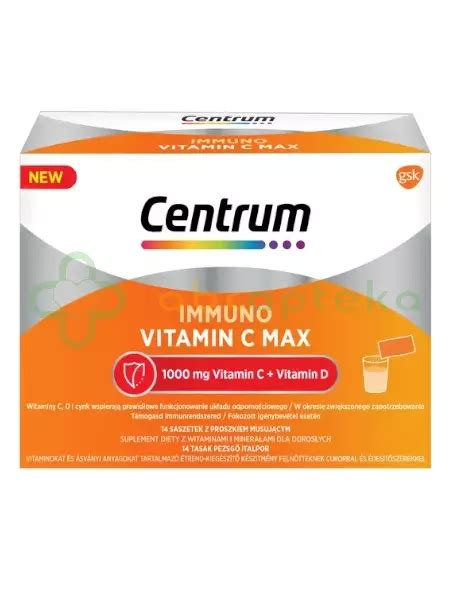 Centrum Immuno Vitamin C Max Proszek 14 Saszetek W Apteka