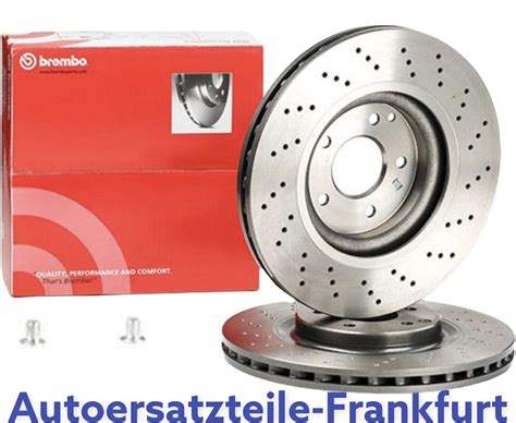 2x BREMBO Bremsscheiben VORNE MERCEDES BENZ C KLASSE W203 S203 CLK C209