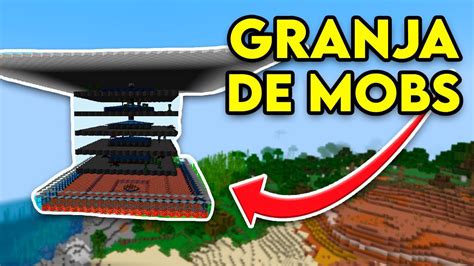 Como Hacer Una Granja De Mobs Minecraft Java Youtube