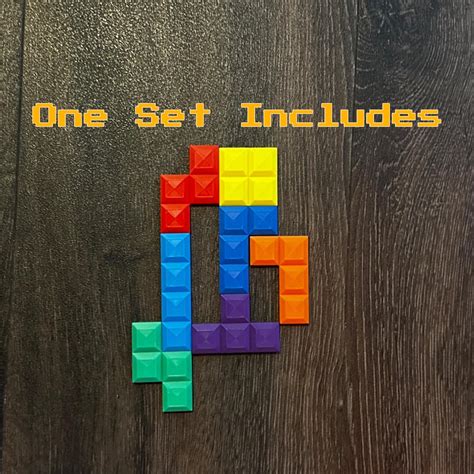 Tetris Fridge Magnets - Etsy