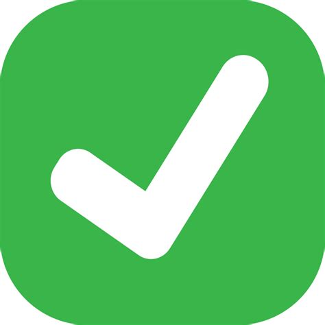 Marca De Verificación Icono Signo Símbolo Diseño 9393546 Png