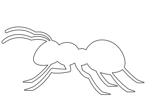 Shape Of Ant Free Printable Papercraft Templates