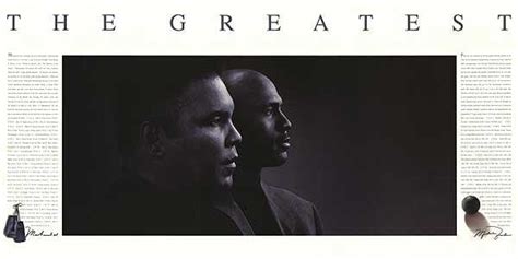 The Greatest Muhammad Ali And Michael Jordan Poster The Black Art Depot