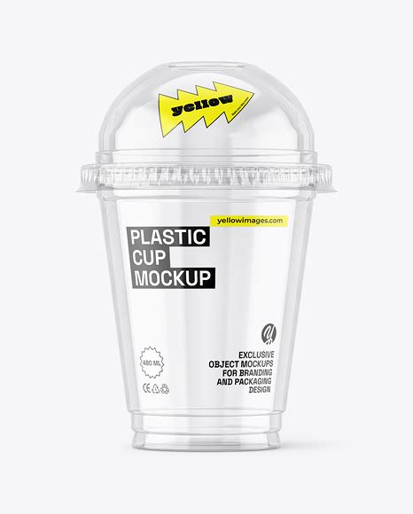 Clear Plastic Cup Mockup Free Download Images High Quality Png  132067