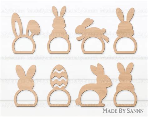 Easter Napkin Ring Svg Napkin Holder Napkin Ring Svg Easter Svg