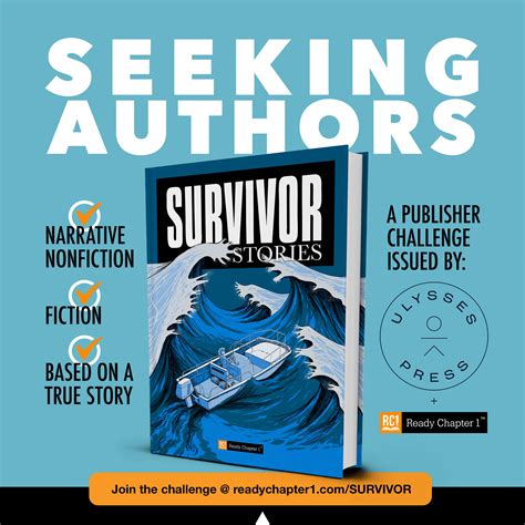 Survivor Stories Publisher Challenge - Ready Chapter 1