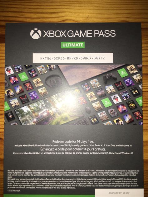 If Anyone Needs Free Xbox Game Pass Code R Xbox