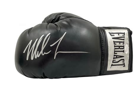 Mike Tyson Signed Everlast Boxing Glove Authentic Autograph Jsa Witness