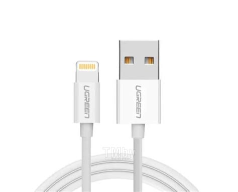Купить кабель UGREEN USB-A Male to Lightning Male Cable Nickel Plating ...