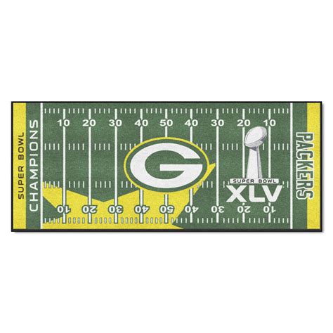 FANMATS Green Bay Packers Green Bay Packers Field Runner Mat 30In X