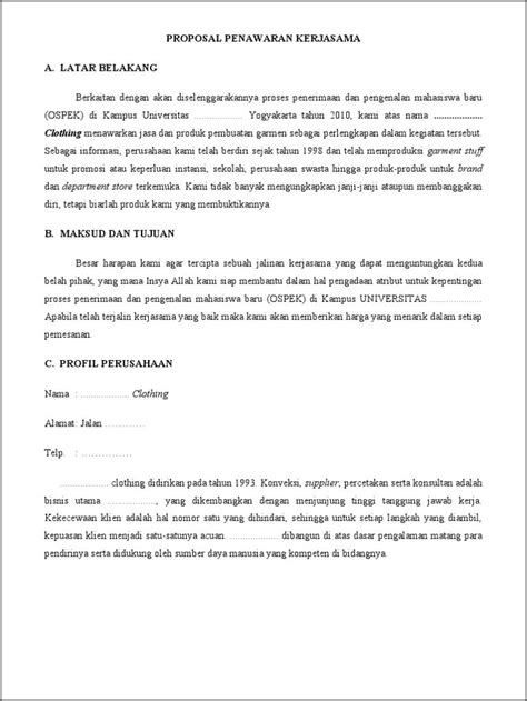 Contoh Surat Permohonan Kerjasama Proyek Surat Permohonan Desain