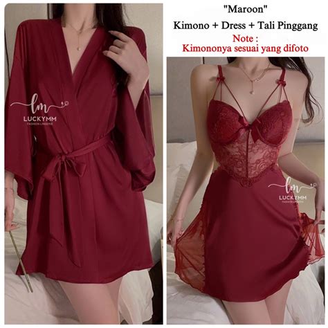 Jual Sexy Lingerie Satin Baju Tidur Sexy Wanita Lingerie Cup Bra Baju Tidur Wanita Lingerie