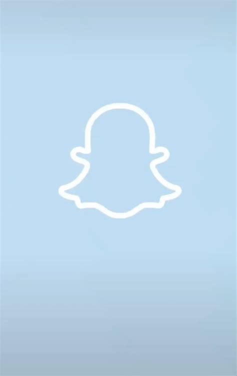 Light Blue Snapchat Icon Iphone App Design