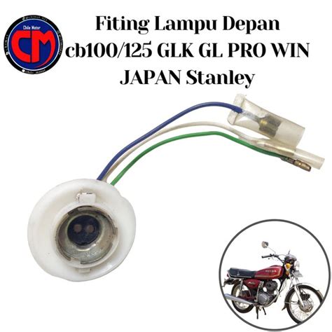 Jual Fitting Soket Lampu Depan Honda CB GL 100 Win 100 GL Pro GLK