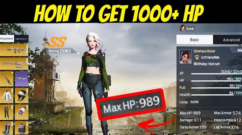 How To Increase Your Max Hp In Undawn Youtube