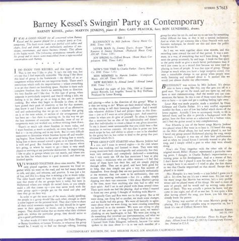 Yahoo オークション USプレスLP Barney Kessel Barney Kessel s Sw