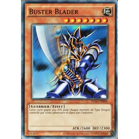 Carte YU GI OH YGLD FRB04 Buster Blader 2ED Commune NEUF FR Cdiscount