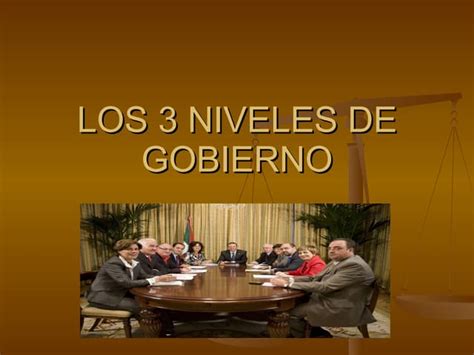 Los 3 Niveles De Gobierno Ppt