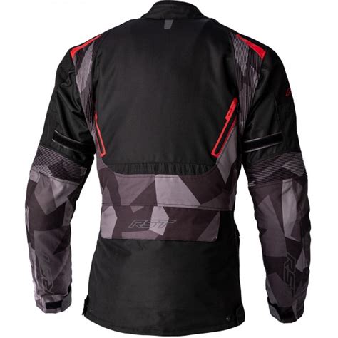 RST Endurance CE Textile Jacket Black Camo Red FREE UK DELIVERY