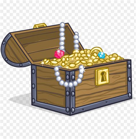 Treasure Chest Clipart Transparent Background - Draw-smidgen