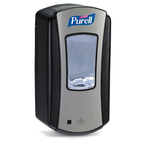 Purell Ltx 12 Automatic Wall Mounted Hand Sanitizer Dispenser Chromeblack 1928 04