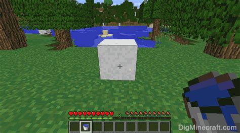 How to make White Concrete in Minecraft