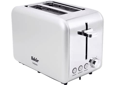 Toaster FAKIR 9227001 Calypso Toaster Weiß 850 Watt Schlitze 2 Weiß