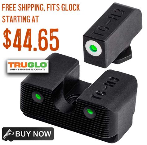 TRUGLO Tritium Pro Glow-in-The-Dark Night Sights for Glock $44.65.!!!